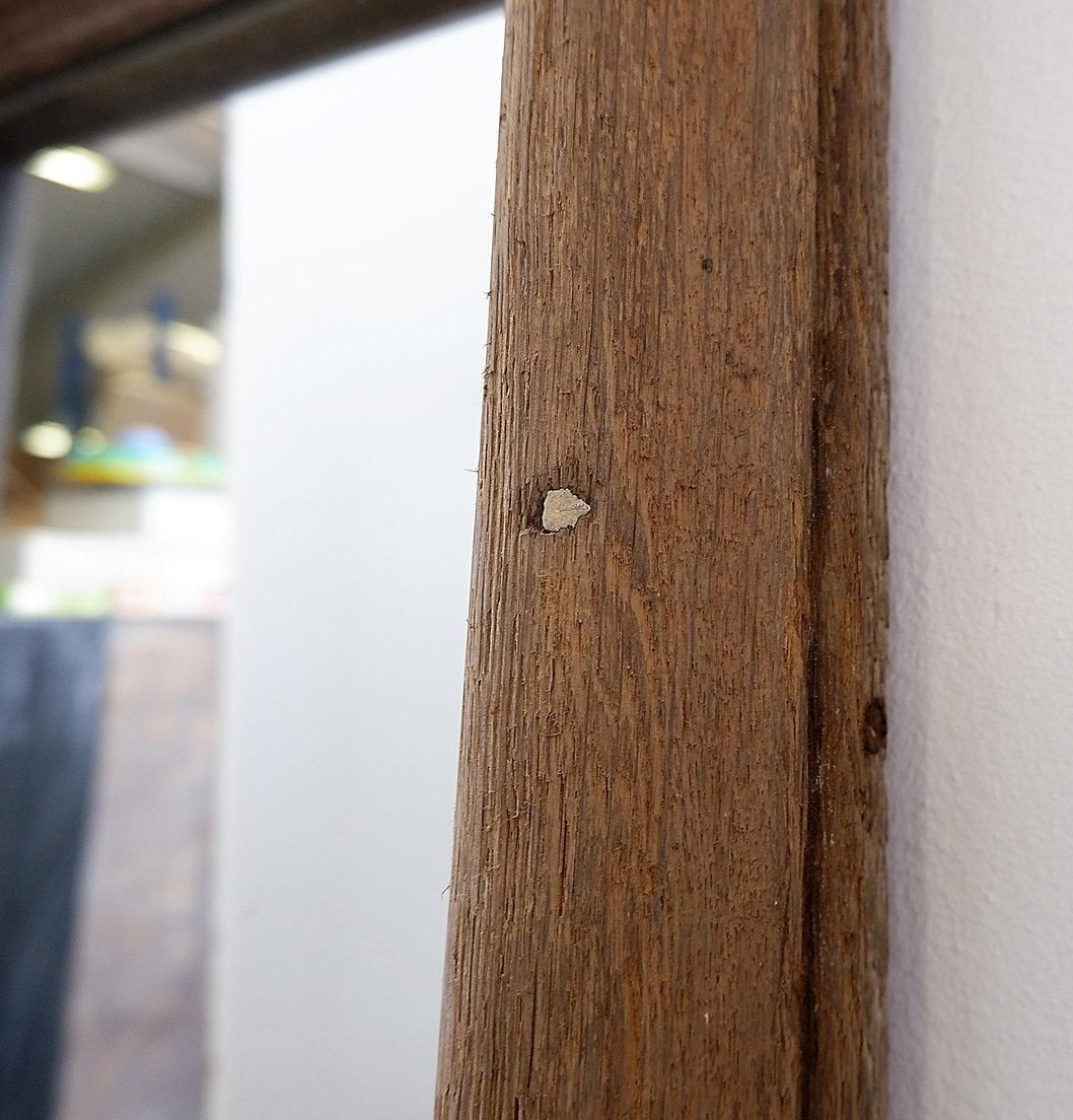 Home Decor Pair Of Raw Wood Mirrors With A Beautiful Patina   Circa 1950 photo