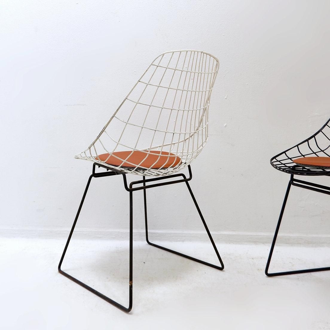 Set Of 4 X Sm05 Dining Chairs By Cees Braakman & A. Dekker For Pastoe, 1950s photo 2311.0