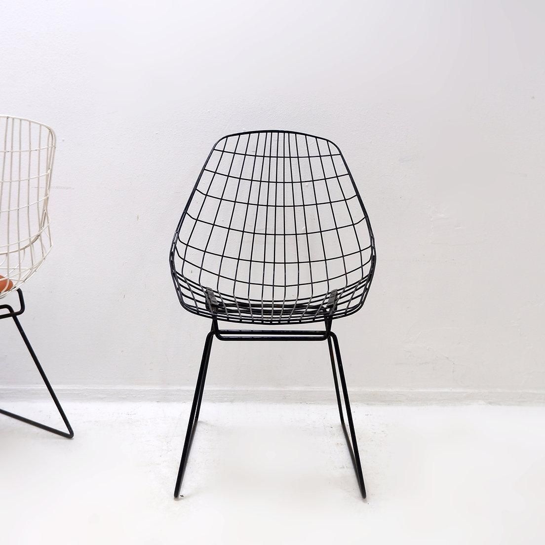 Set Of 4 X Sm05 Dining Chairs By Cees Braakman & A. Dekker For Pastoe, 1950s photo vintage