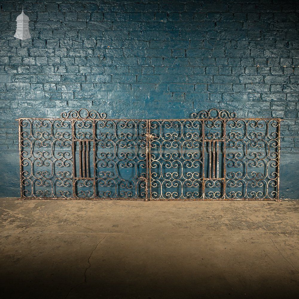 Scrollwork Driveway Gates, Victorian Wrought Iron photo furniture