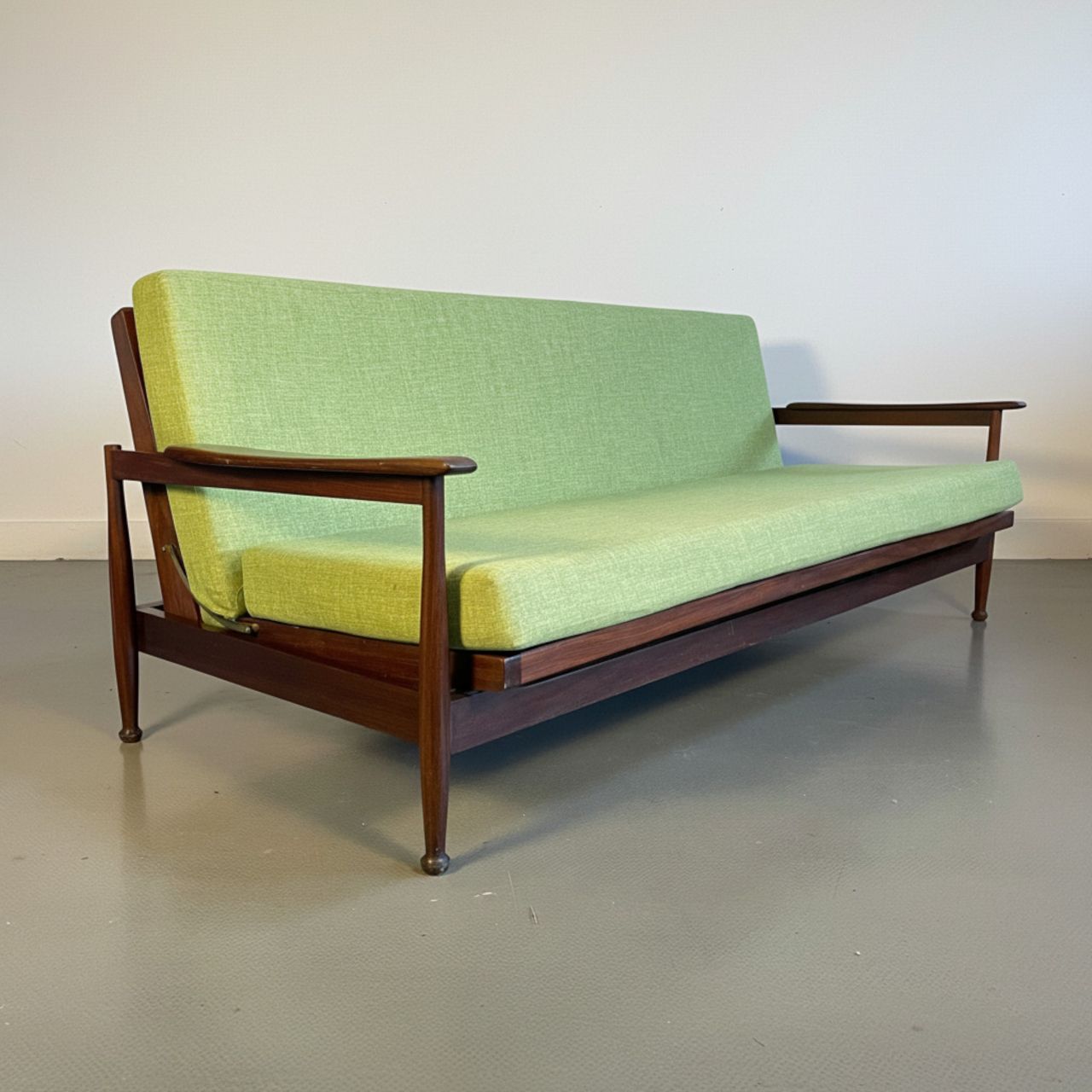 1960's Teak Manhattan Sofa Bed By Guy Rogers photo vinterior