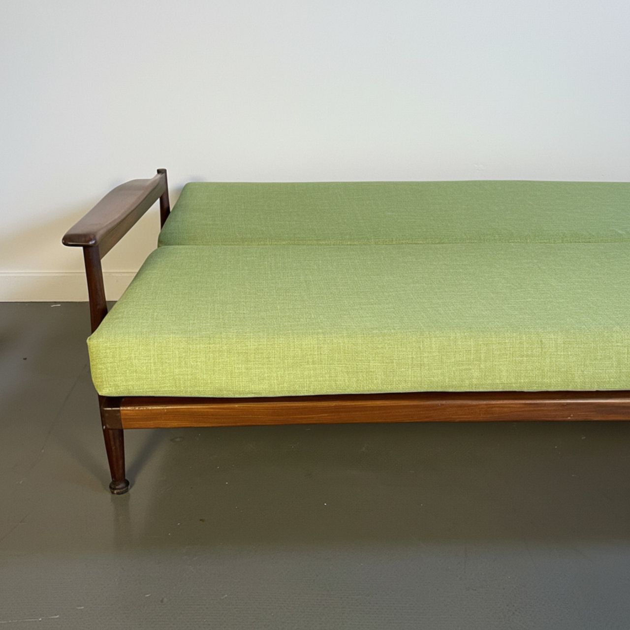 Furniture 1960's Teak Manhattan Sofa Bed By Guy Rogers photo