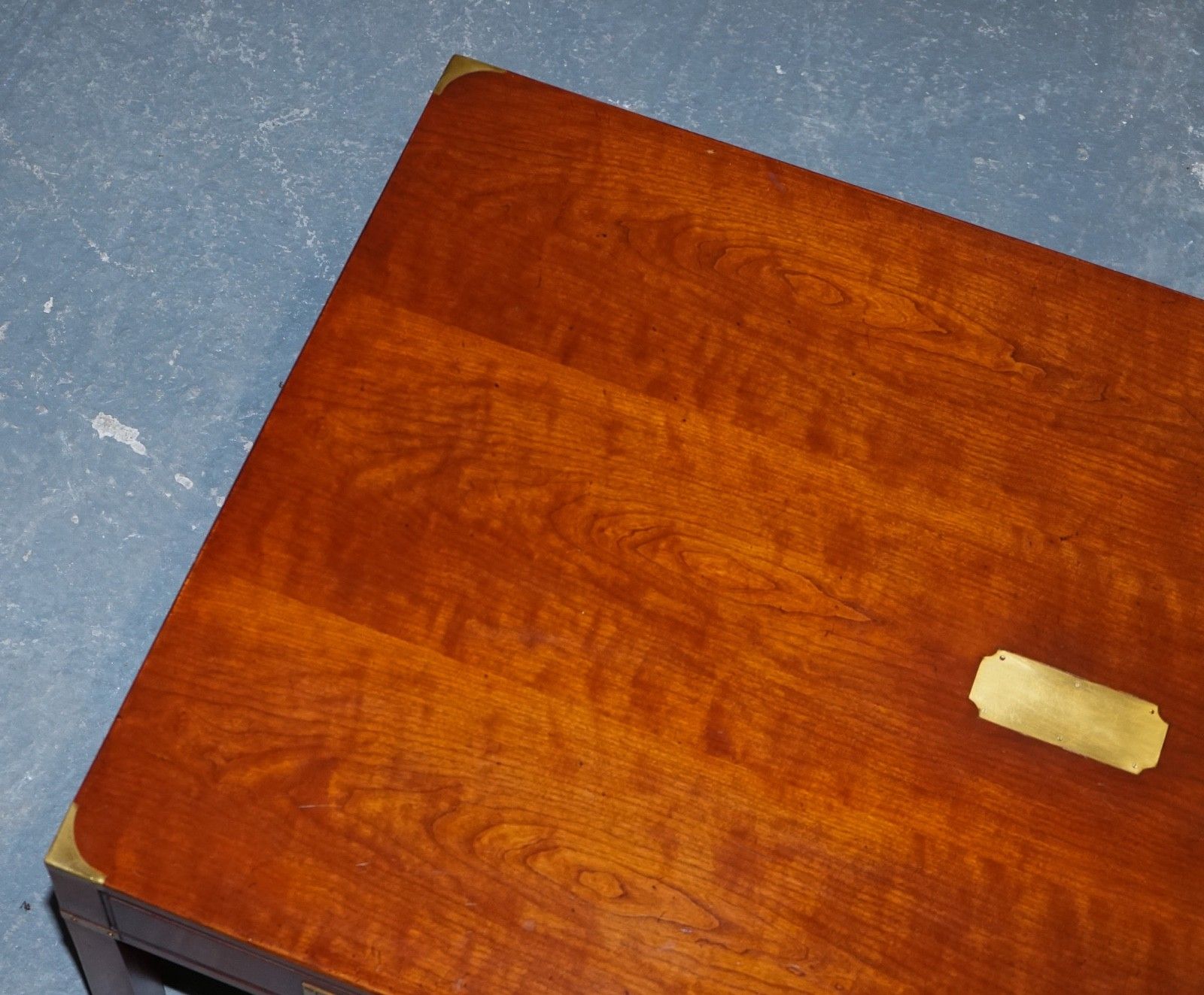Furniture Large Military Campaign Reh Kennedy Harrods Coffee Table With Three Deep Drawers photo