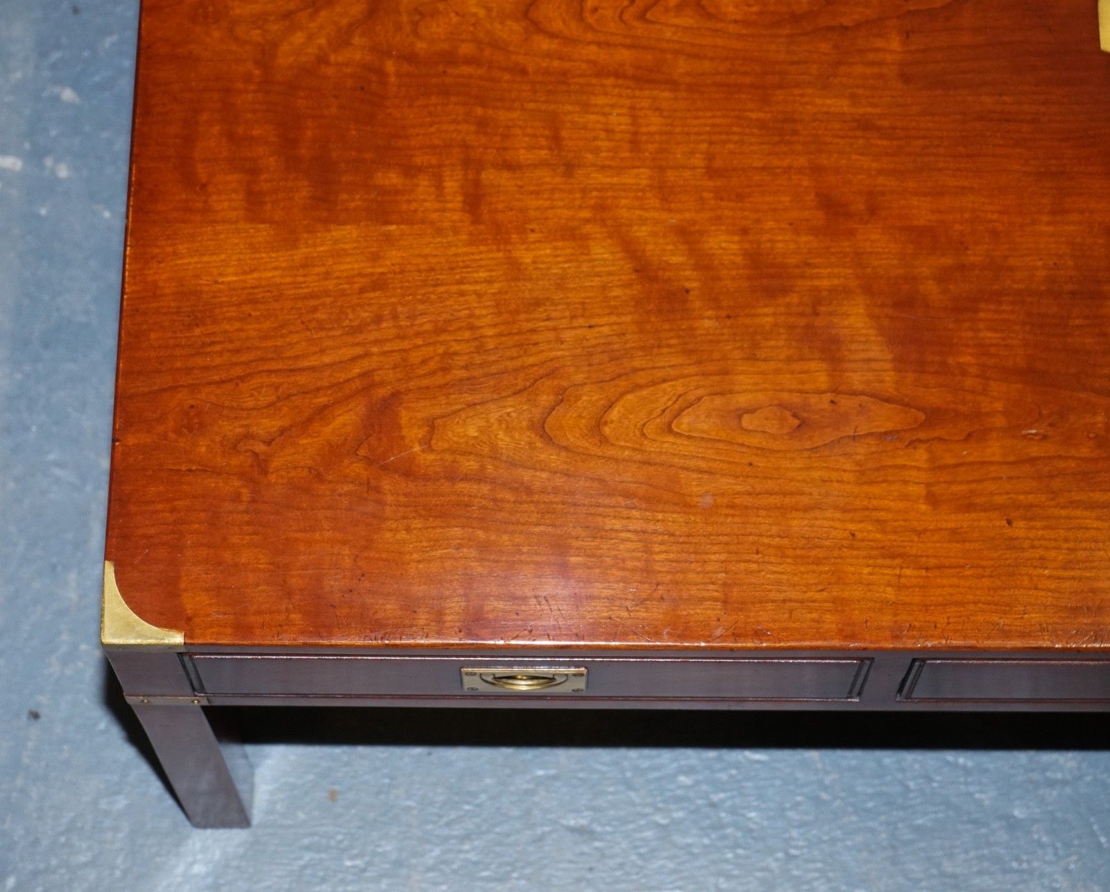 photo buy Large Military Campaign Reh Kennedy Harrods Coffee Table With Three Deep Drawers