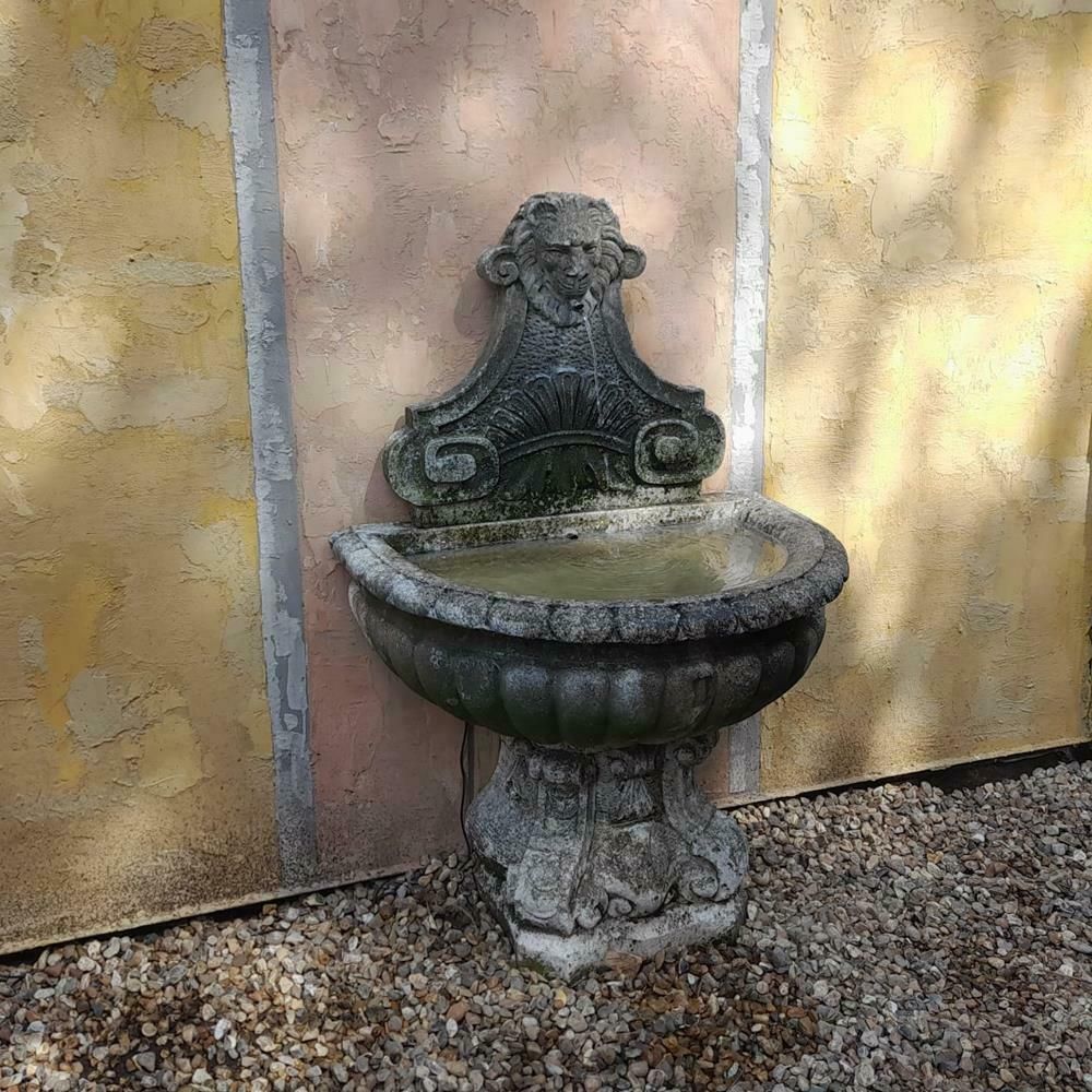 Marble Di Latte Garden Fountain, By Papina photo for sale
