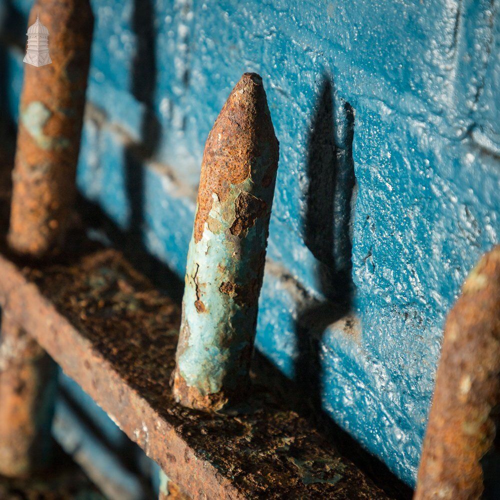 photo vintage Wrought Iron Railings, Reclaimed Perimeter Railing   A Run Of 5.7m