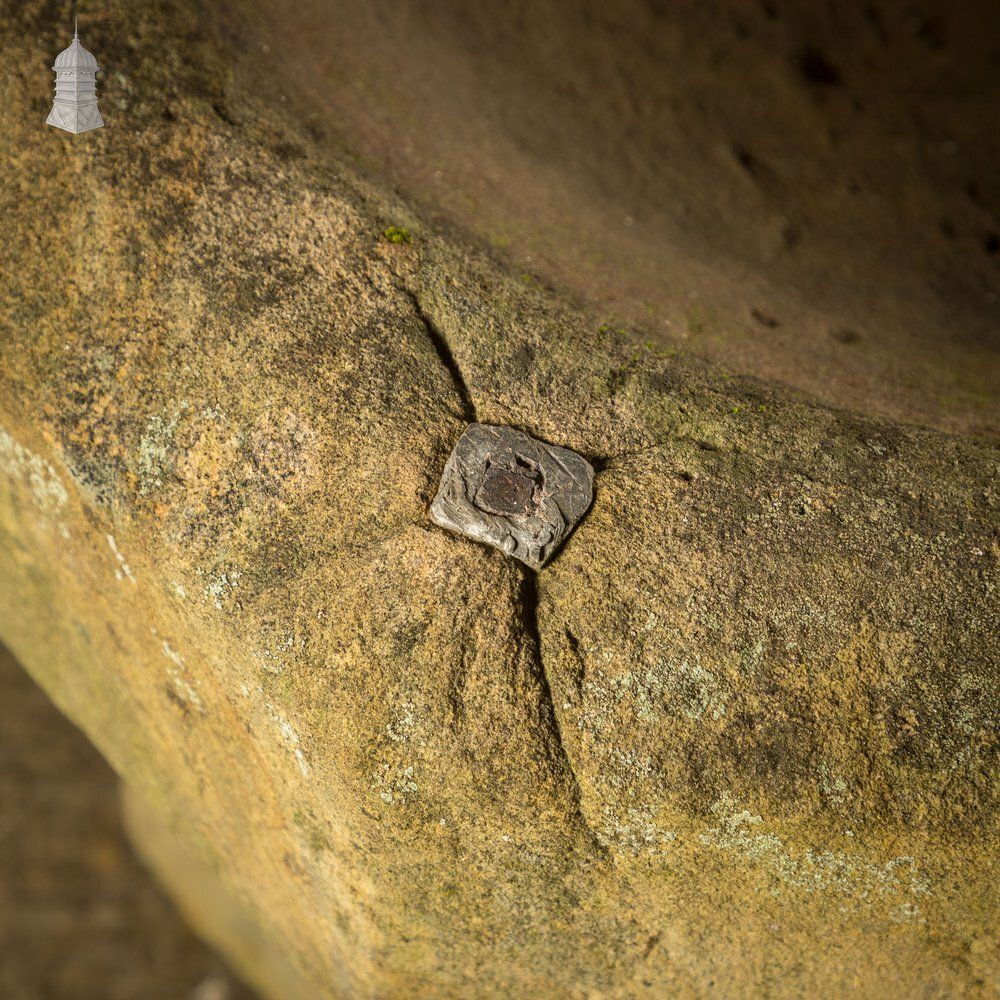 3024.0 Octagonal Sandstone Font Of Significant Age. photo