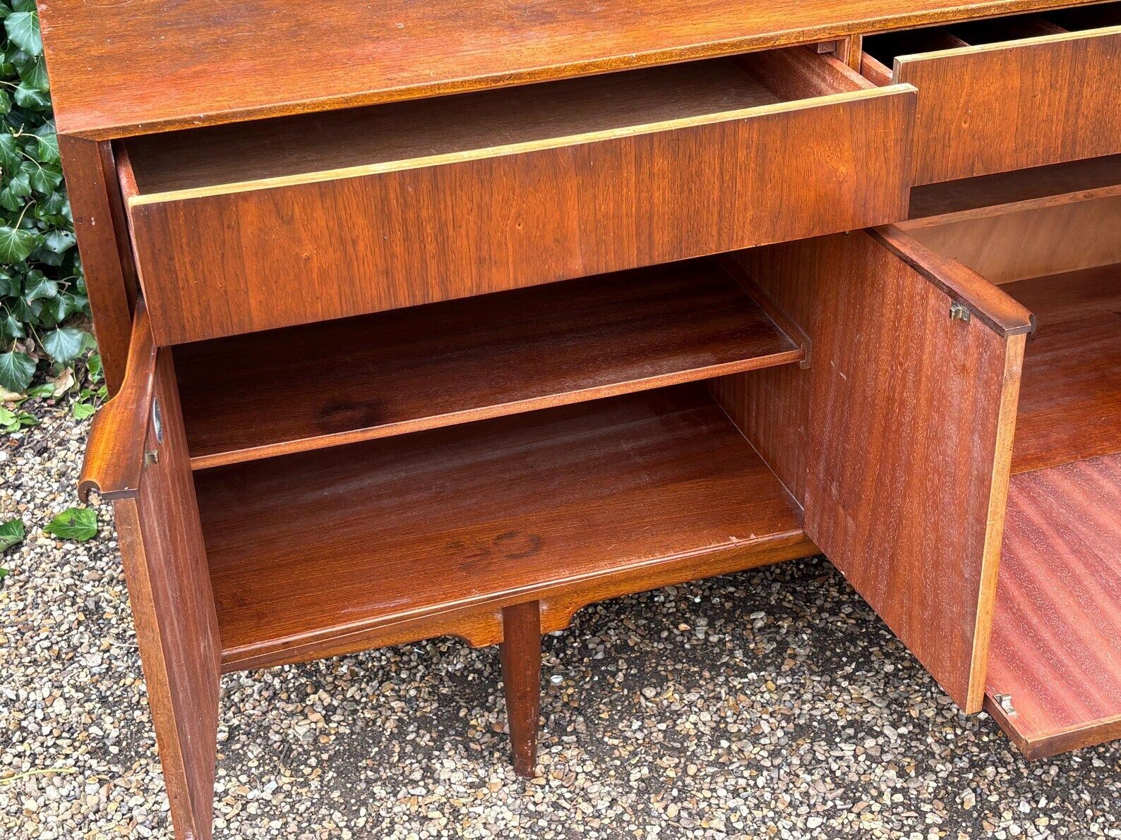 600.0 Mid Century A.H. McIntosh Of Kirkcaldy Teak Sideboard photo