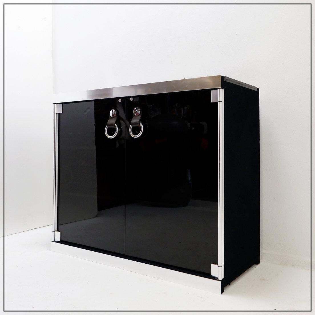 Guido Faleschini Tucroma Sideboard, Wood & Glass, I4 Mariani, 1970s photo furniture