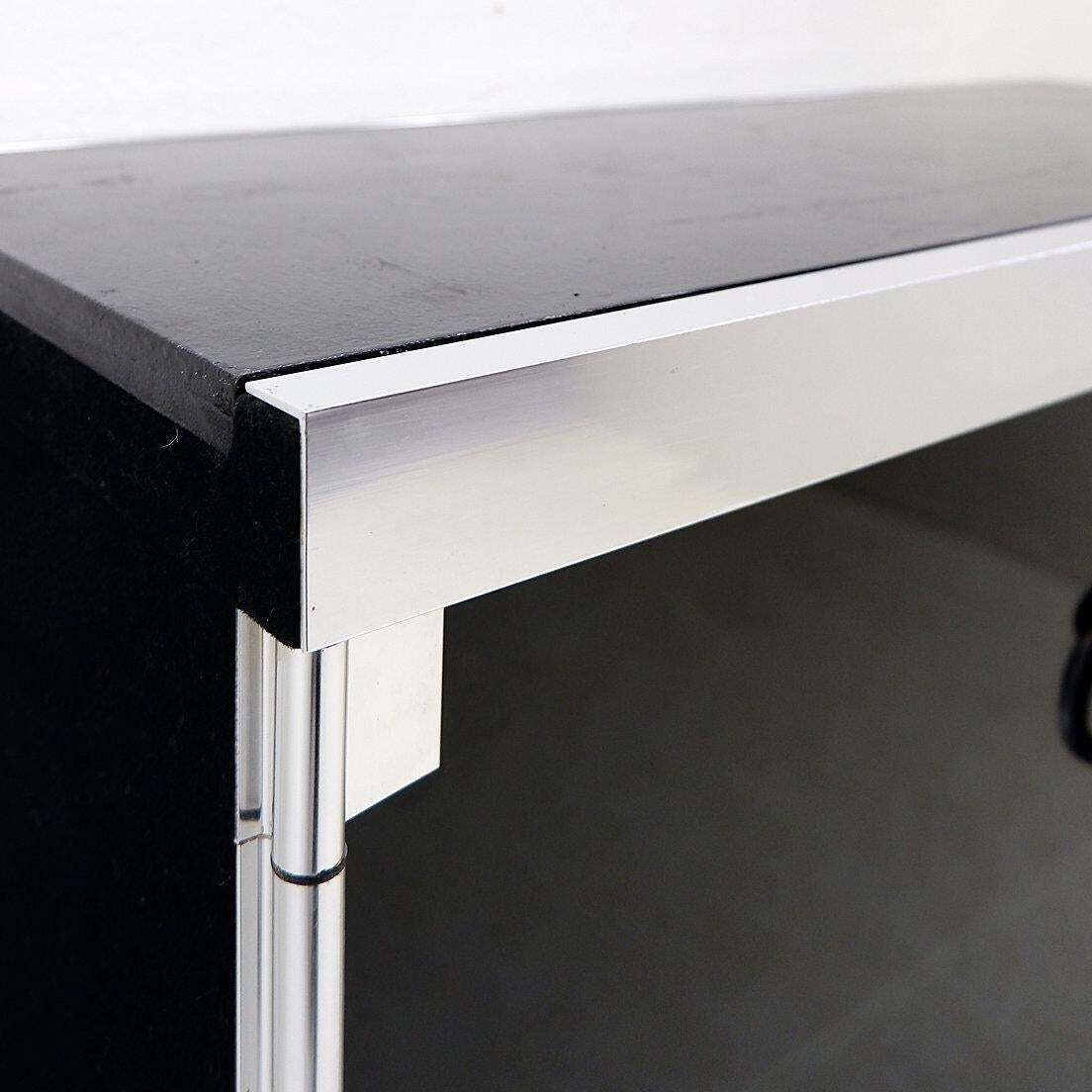 photo vinterior Guido Faleschini Tucroma Sideboard, Wood & Glass, I4 Mariani, 1970s