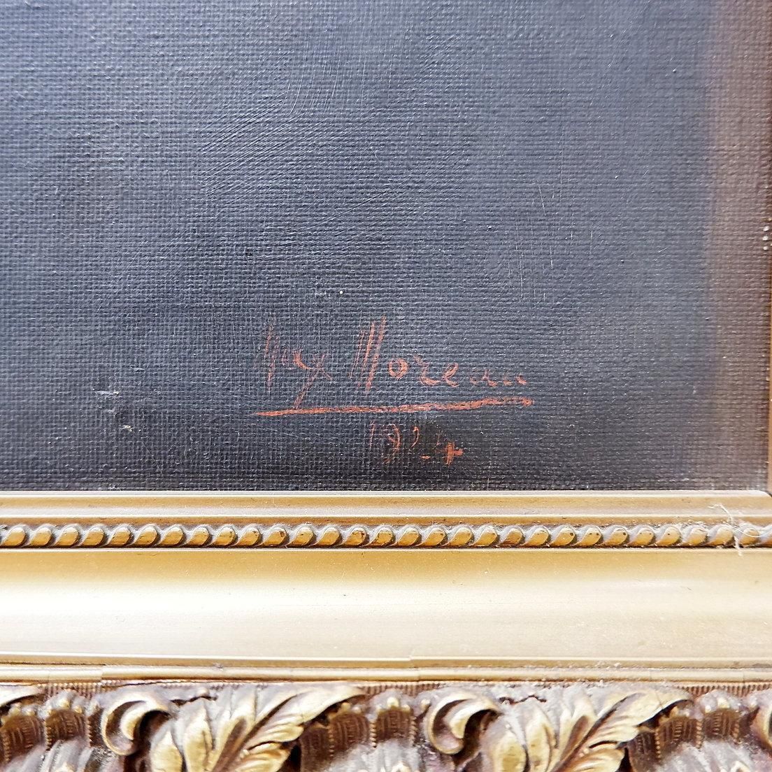 "Portrait Of An Ancestor" Paintings From The 20th   Max Moreau 1924 photo vinterior
