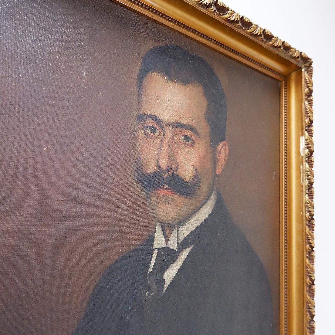 "Portrait Of An Ancestor" Paintings From The 20th   Max Moreau 1924 photo buy