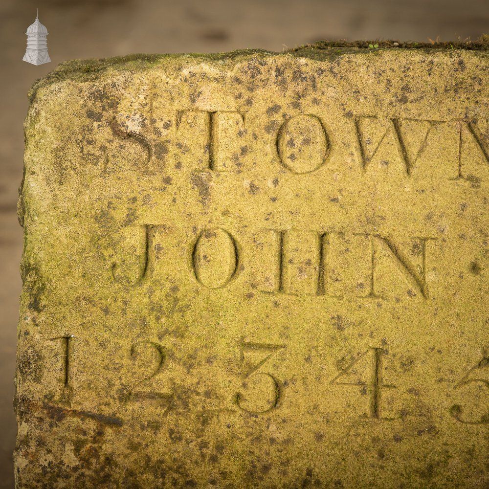 Stonemason’s Sample Stone, John Hopson Of Stowmarket photo Home Decor