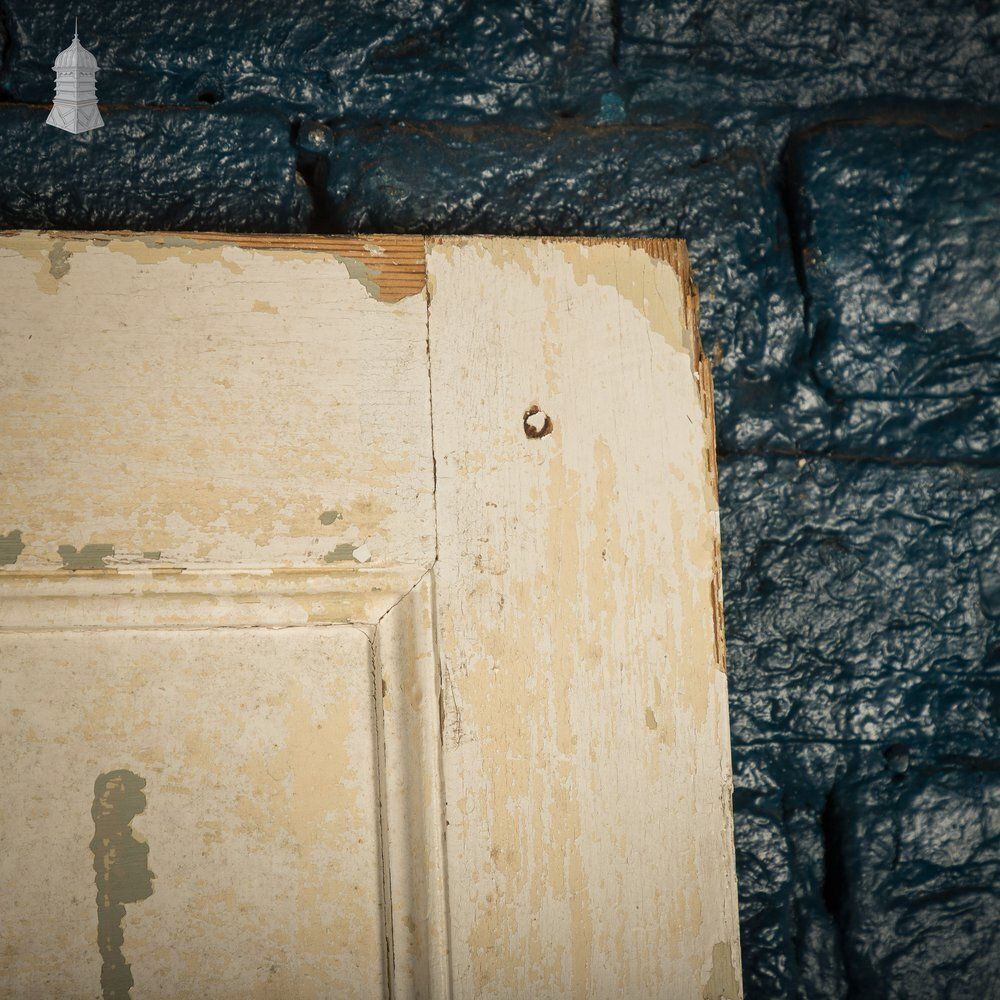 Moulded 6 Panel Door, Reclaimed, Distressed Beige, Period Layout photo vinterior