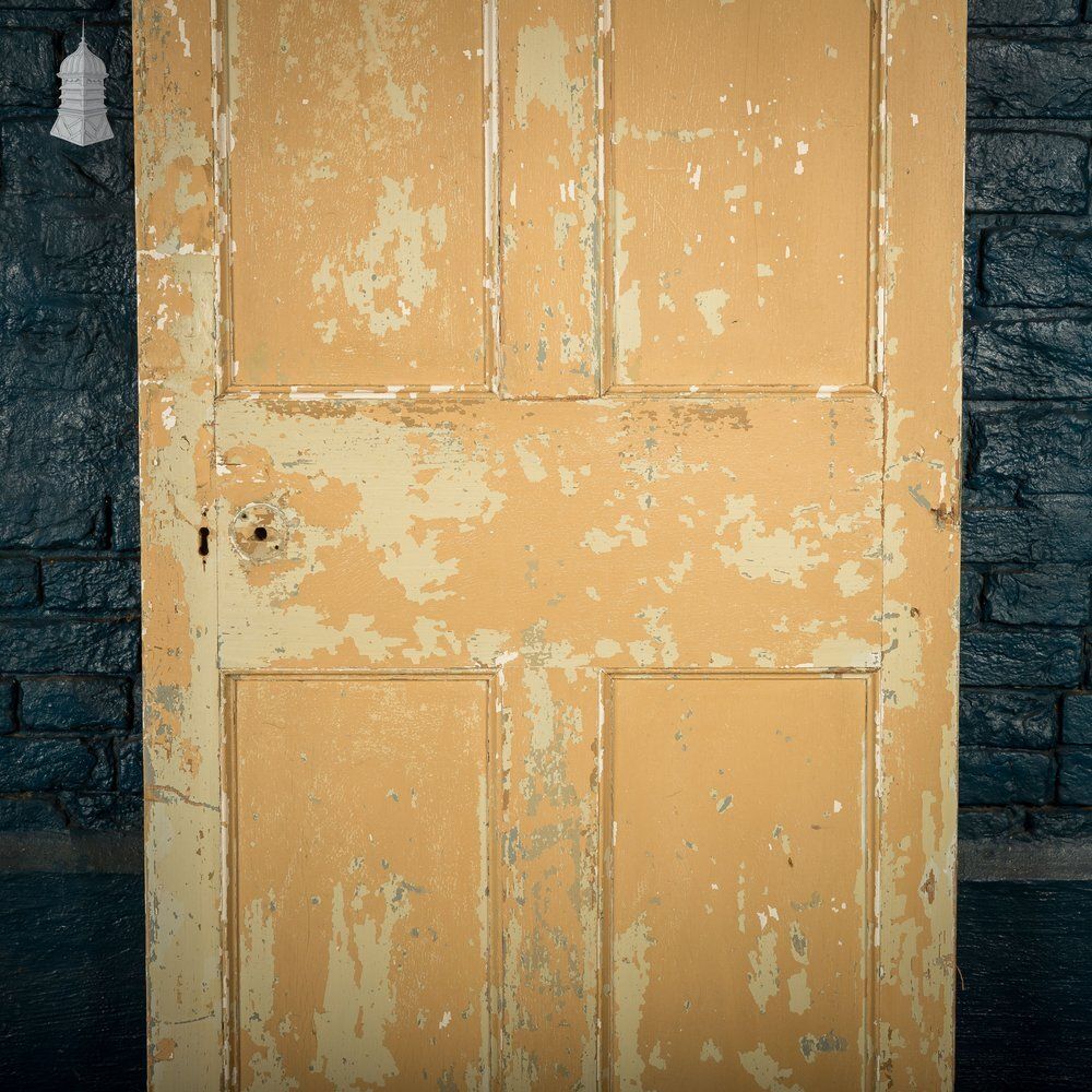 Home Fixtures Moulded 6 Panel Door, Reclaimed, Distressed Beige, Period Layout photo