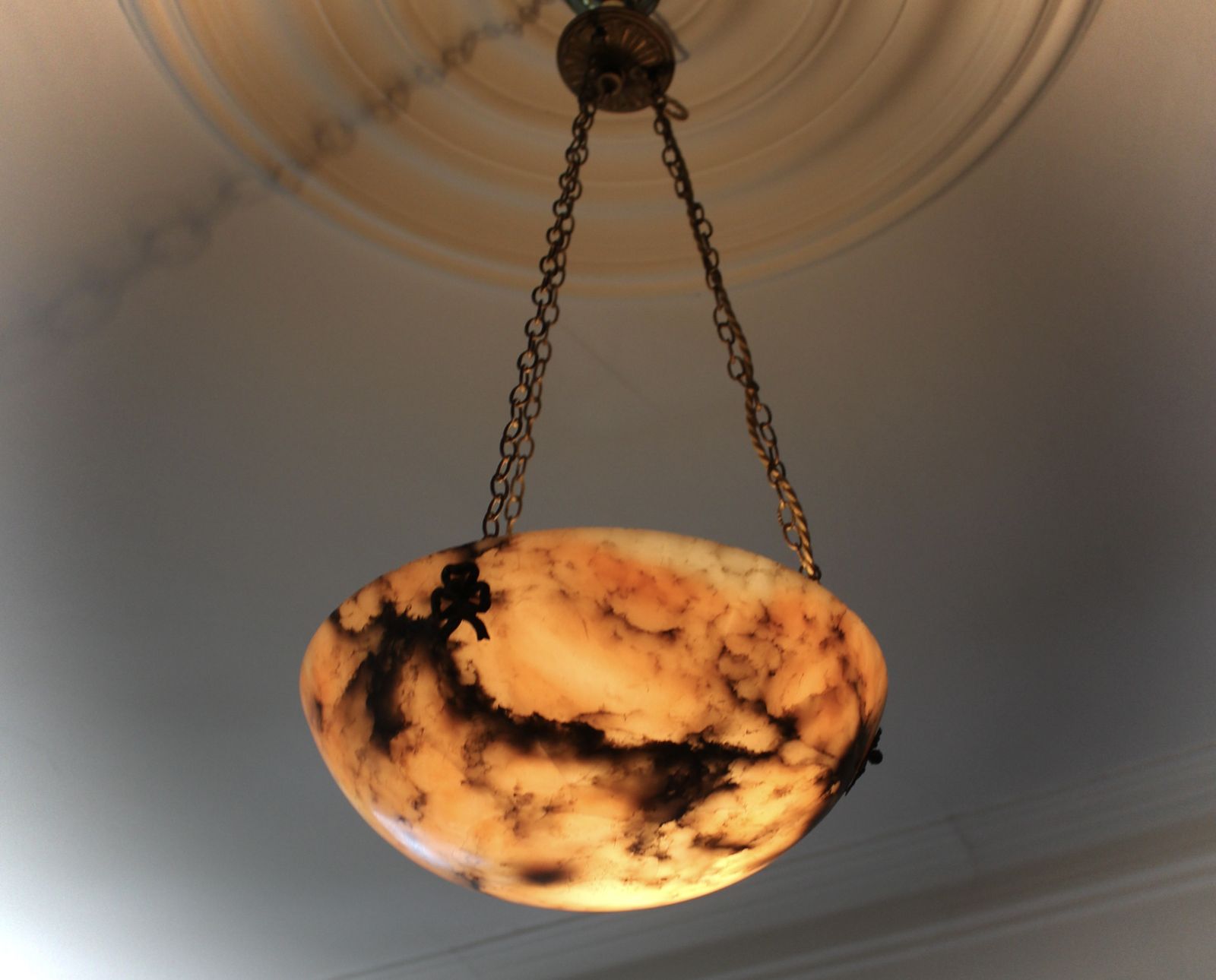 Lighting Alabaster Ceiling Shade photo