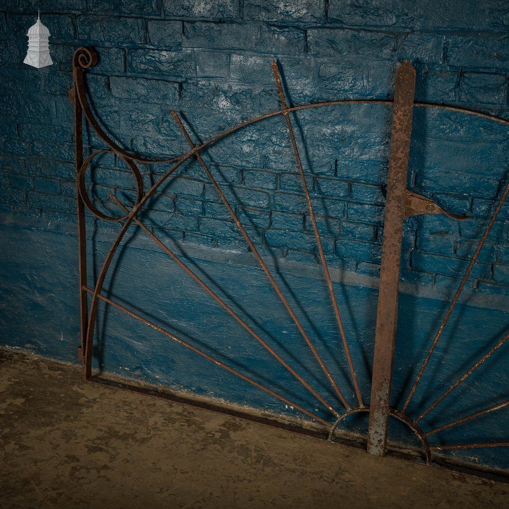 Sunburst Driveway Gates, Pair Of Victorian Entrance Gates photo 936.0