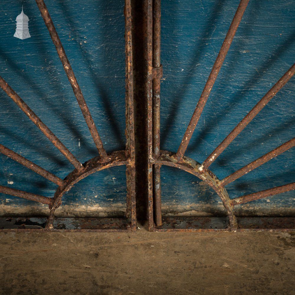Sunburst Driveway Gates, Pair Of Victorian Entrance Gates photo buy