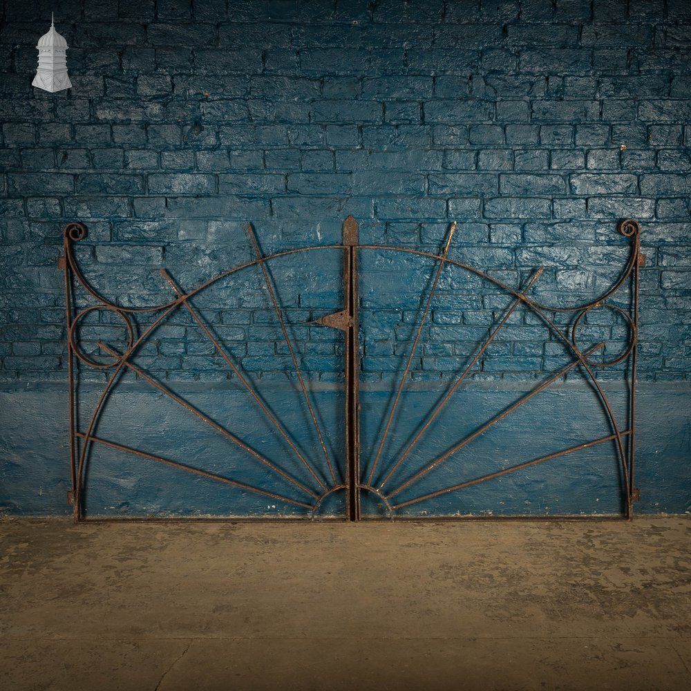 photo for sale Sunburst Driveway Gates, Pair Of Victorian Entrance Gates