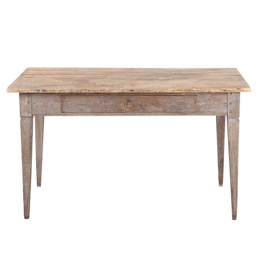 19th Century Swedish Provincial Working Table photo for sale