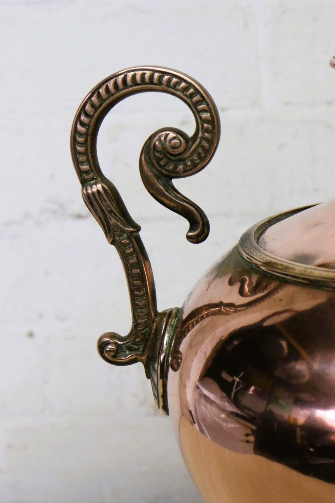 Antique Copper Samovar With Brass Fittings Lovely Decorative Piece 19th Century photo 159.0