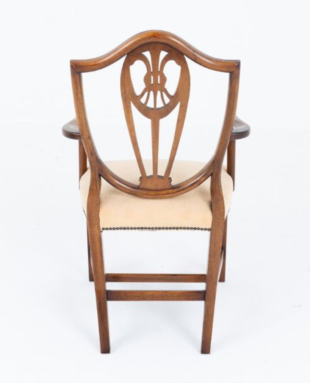 Set 8 Hepplewhite Dining Chairs Mahogany. photo Furniture