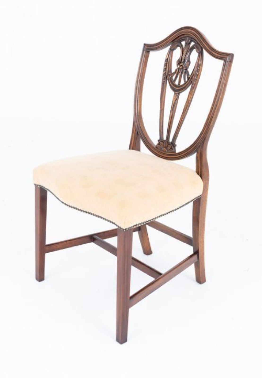 Set 8 Hepplewhite Dining Chairs Mahogany. photo 2750.0