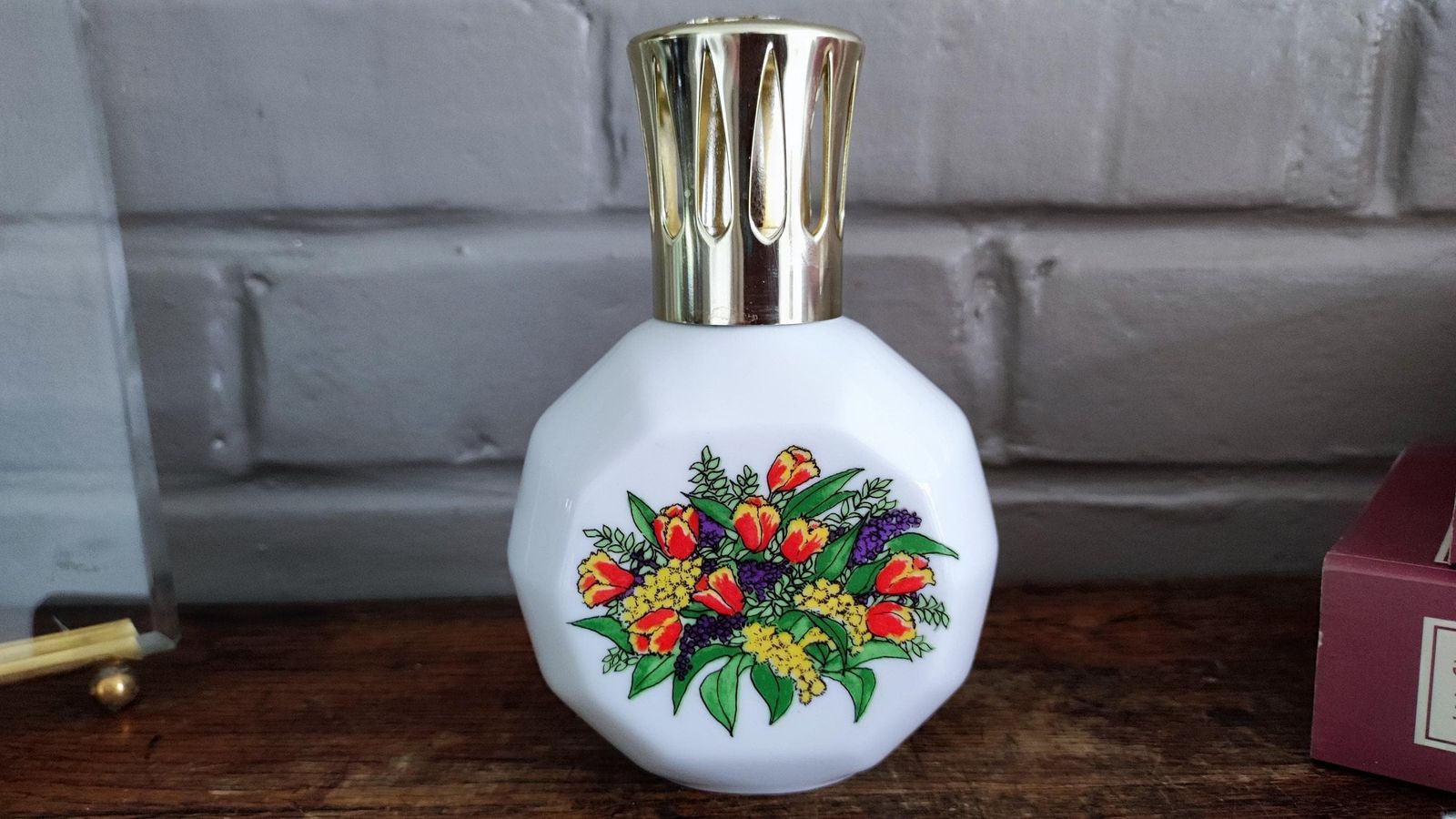 French Lampe Berger Artoria Limoges Porcelain, Catalytic Home Fragrance Diffuser, 1970s photo for sale