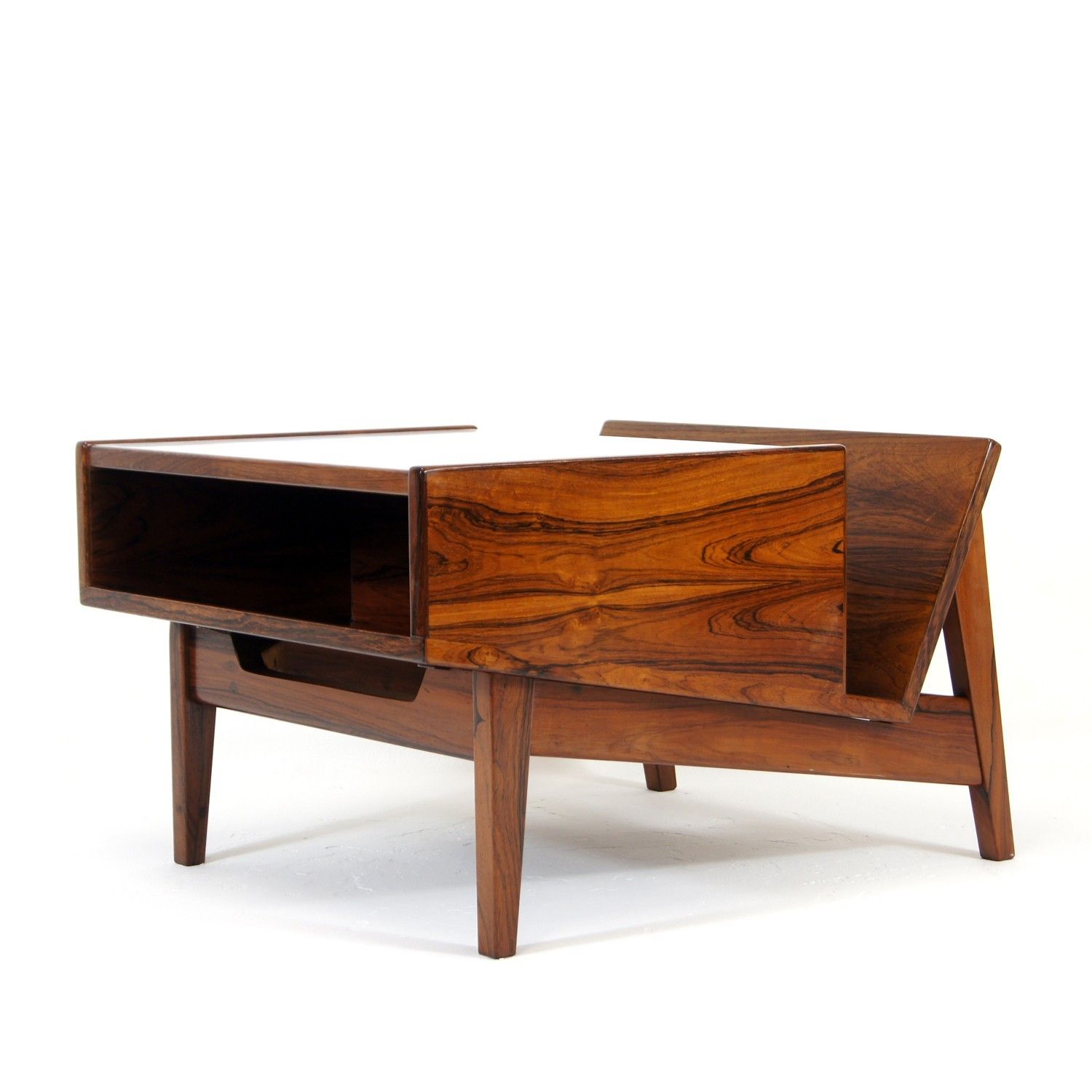 Retro Vintage Danish Magazine Coffee Side Table Mid Century Modern 60s 70s Teak
