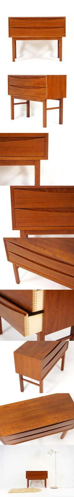 Retro Vintage Danish Low Bedroom Chest Of Drawers Mid Century 50s 60s 70s Teak photo furniture