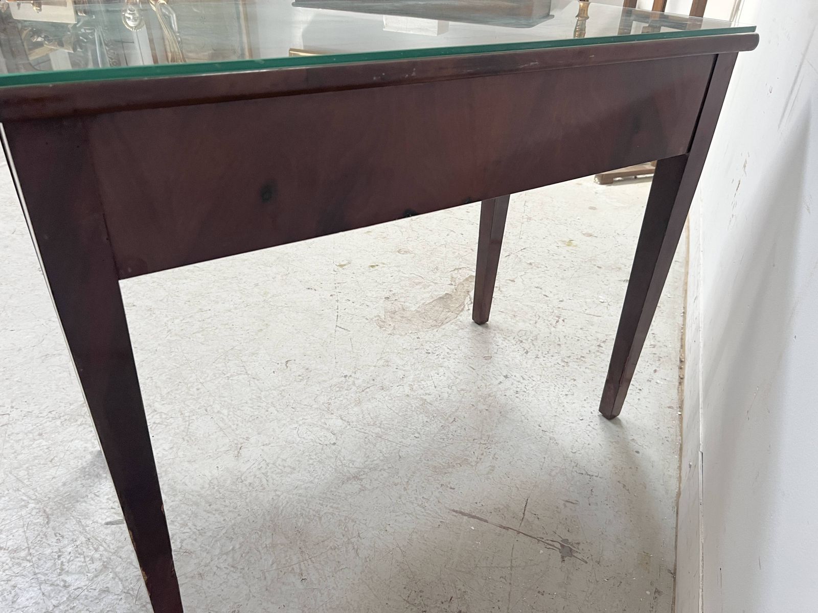 Louis XVI Style Desk In Mahogany And Veneer, 19th Century photo 874.0