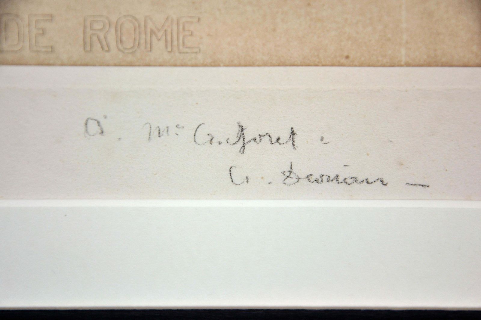 Framed Period Print Grand Prix De Rome Submission Circa 1906 Académie D’homme Nude Throwing An Arrow photo for sale