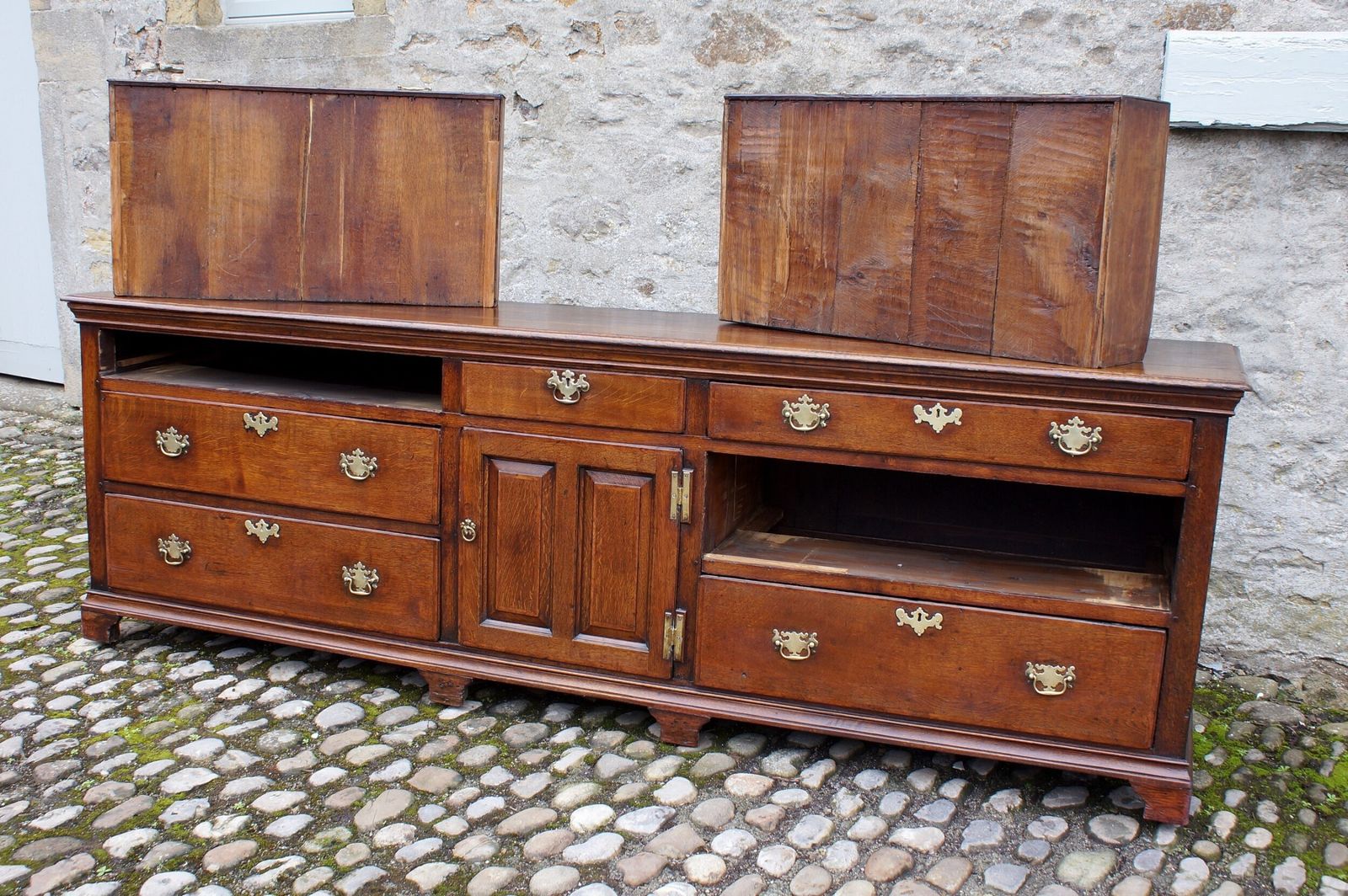 A Large 18th Century Oak Dresser Base. photo buy