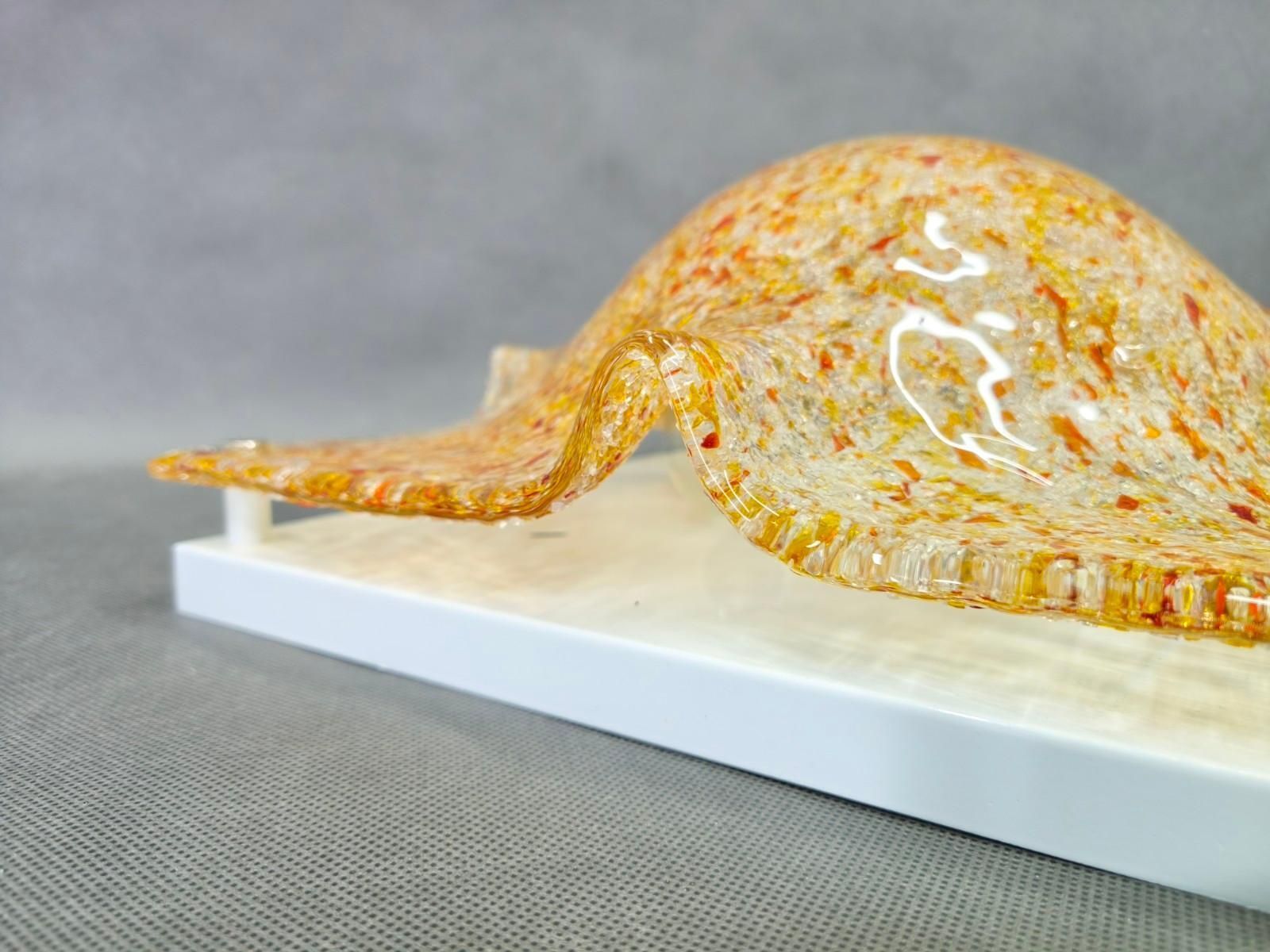 Pair Of Murano Glass Wall Lights By Toni Zuccheri For Mazzega, 1970s photo vintage