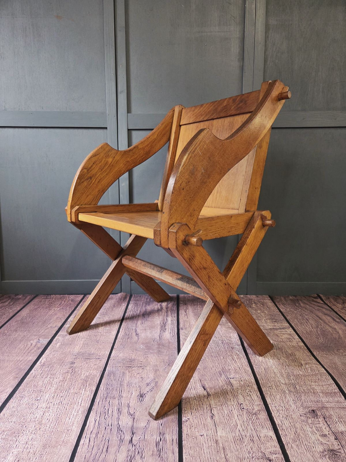 Early 20th Century Oak Glastonbury Chair | Arts & Crafts photo buy