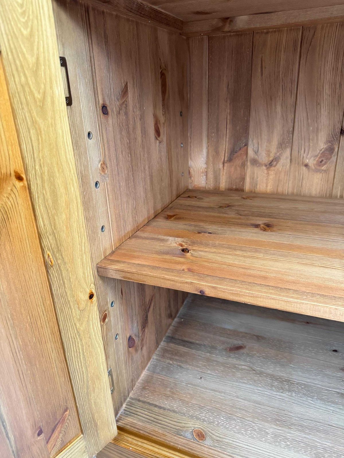 Farmhouse Pine Wooden Cabinet Record Games Cupboard photo 350.0