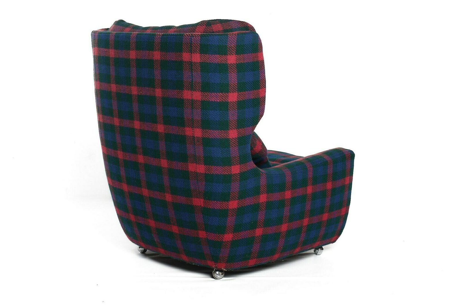 2 Armchairs By Carl Straub With Original Cover, 1960s Vintage, Wool Quilt photo buy