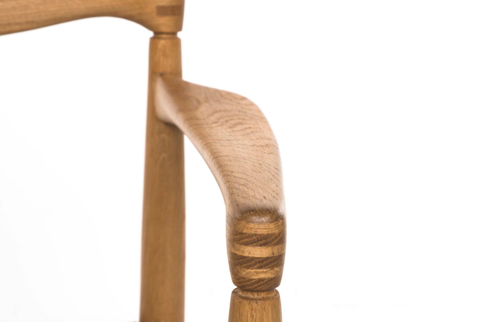 photo for sale Armchair By Henry W. Klein, Bramin, Oak, With New Paper Cord