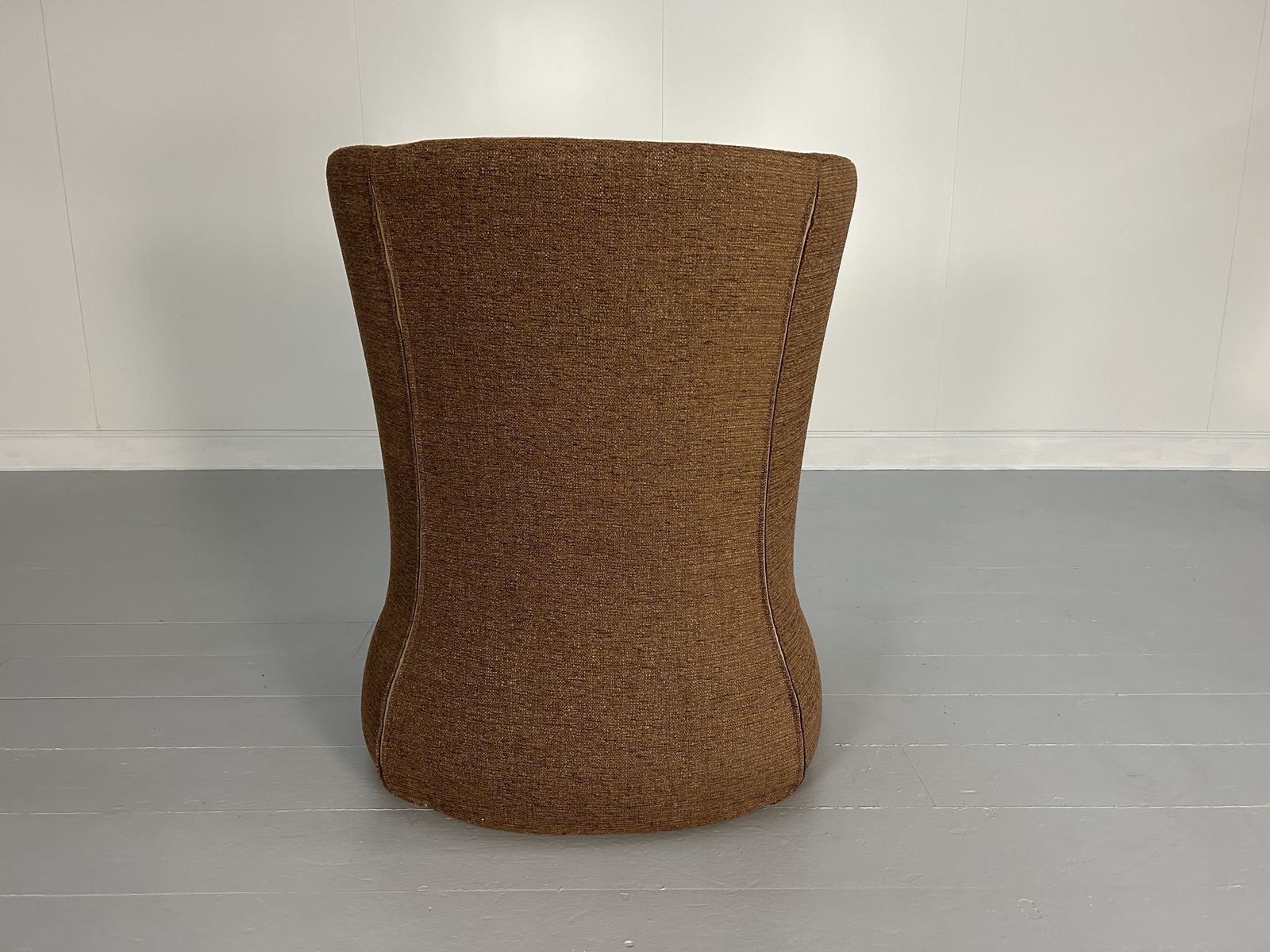 B&B Italia “Fat Fs91a” Chair In Brown Woven Fabric photo for sale