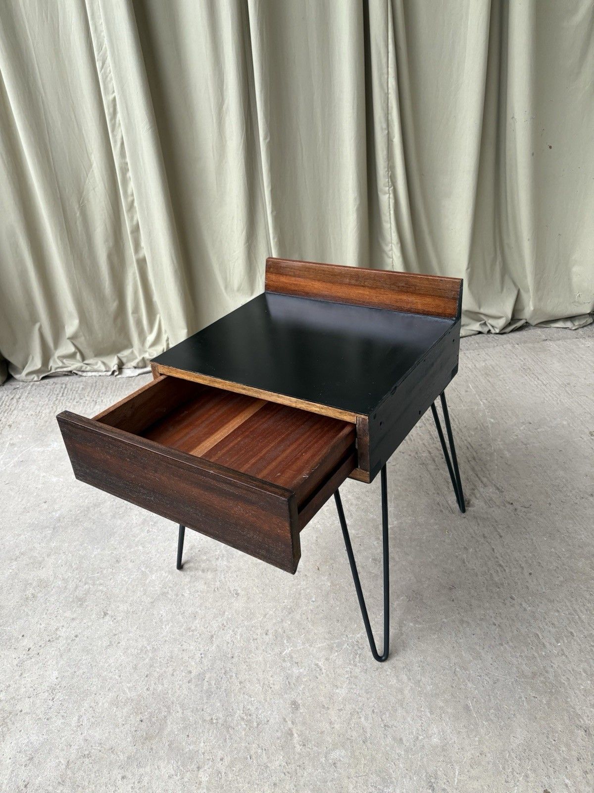 Vtg Mid Century Stag C Range Bedside Drawers Side Table Scandi R1108 photo 201.25