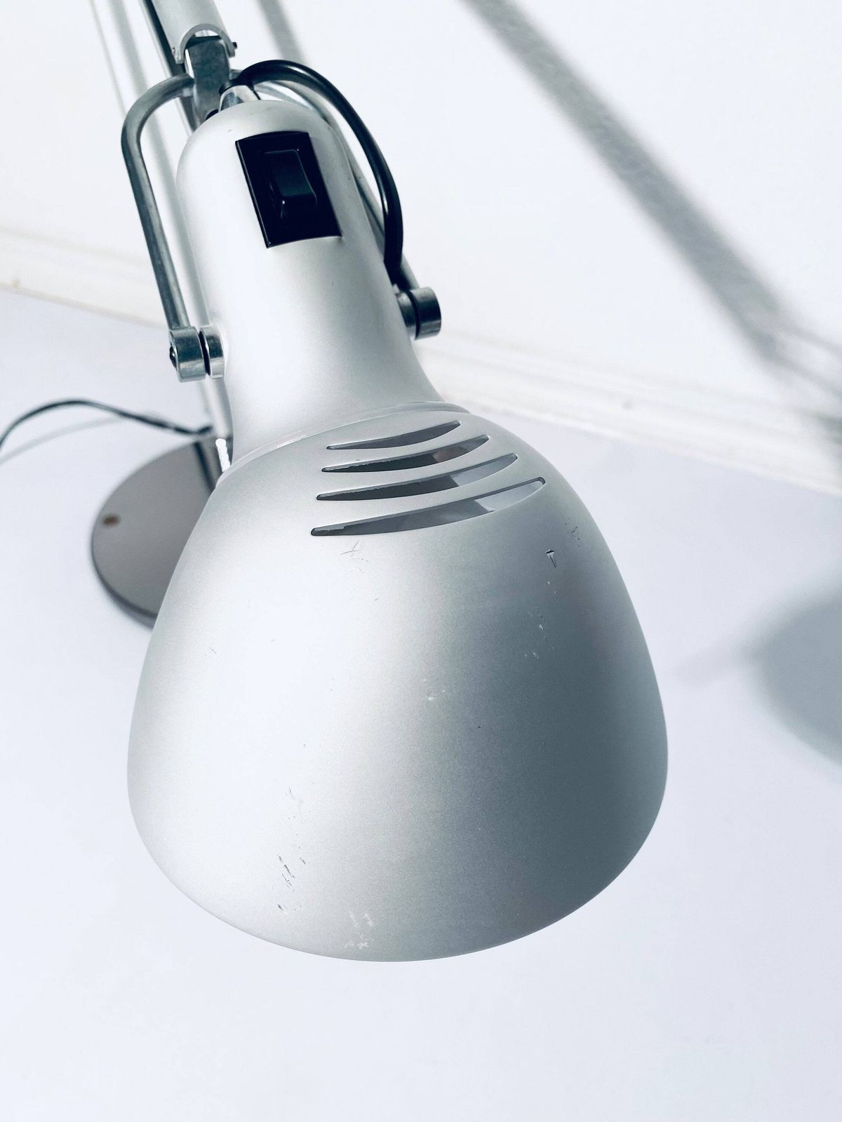 Lumina Naomi Designer Desk Lamp Italy Silver Aluminum / Home Office Decor 90s photo buy