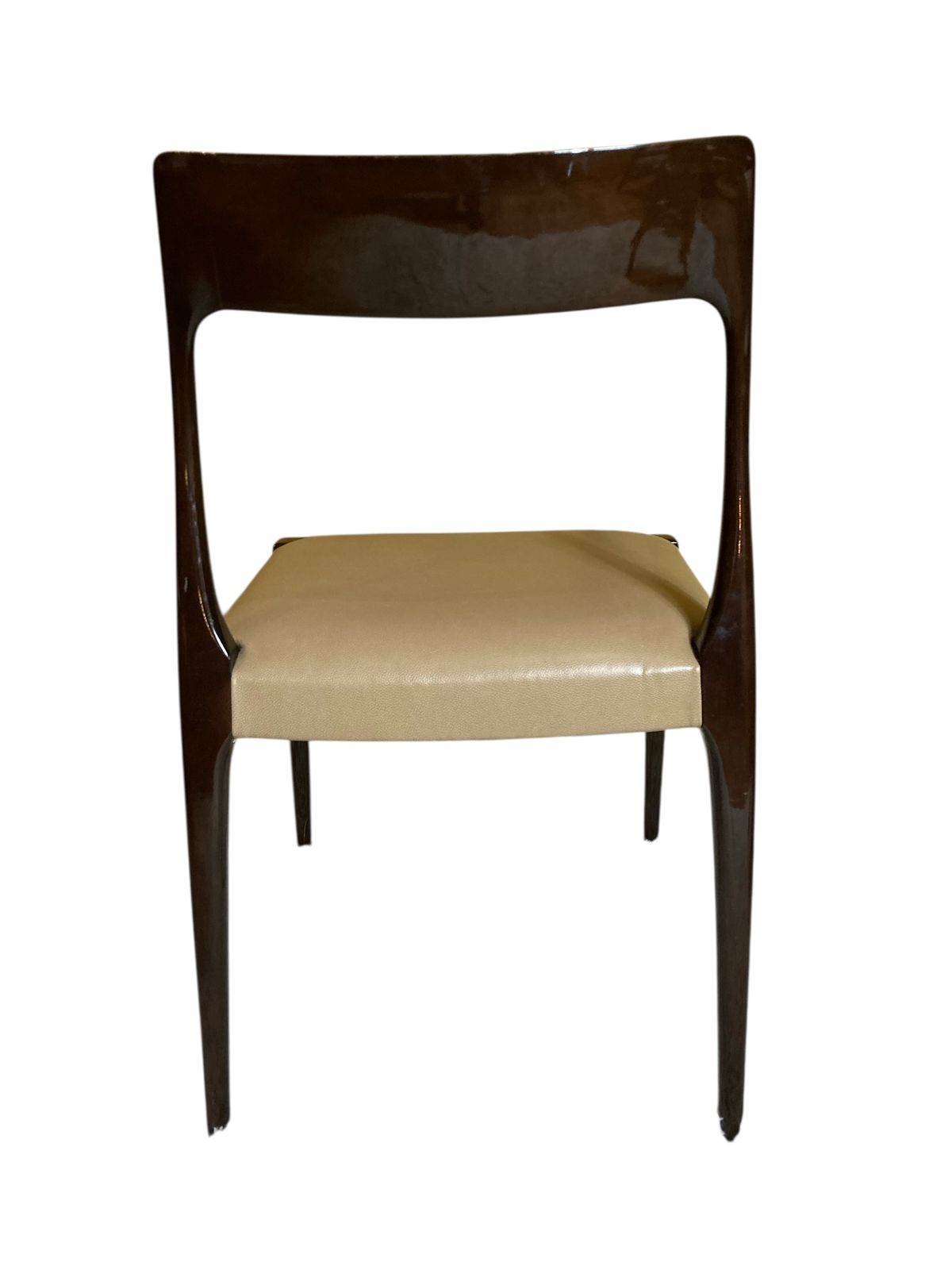 Set Of Four Mid Century Style Laskasa Karen Laquered Dining Chairs photo 560.0