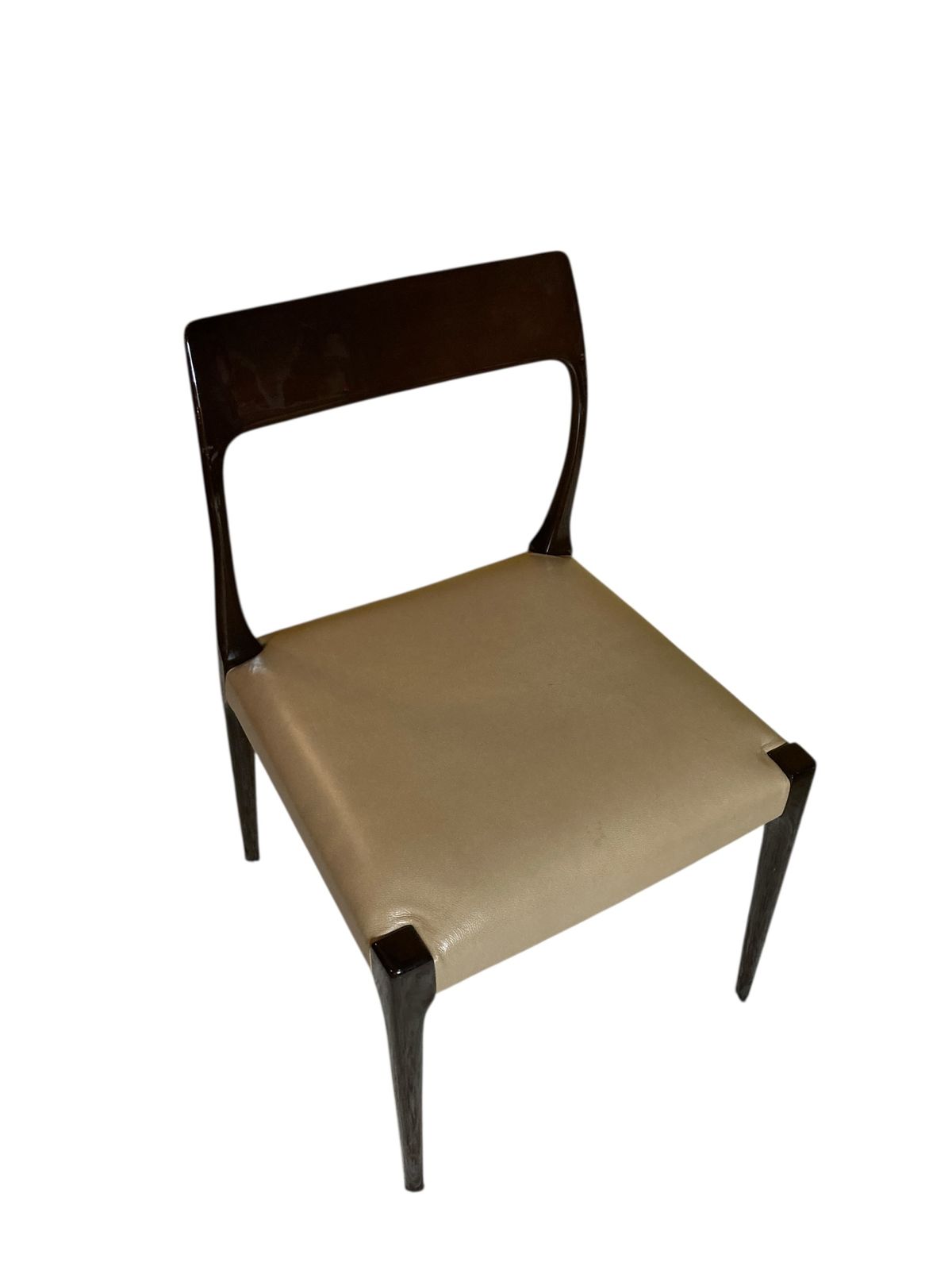 photo furniture Set Of Four Mid Century Style Laskasa Karen Laquered Dining Chairs