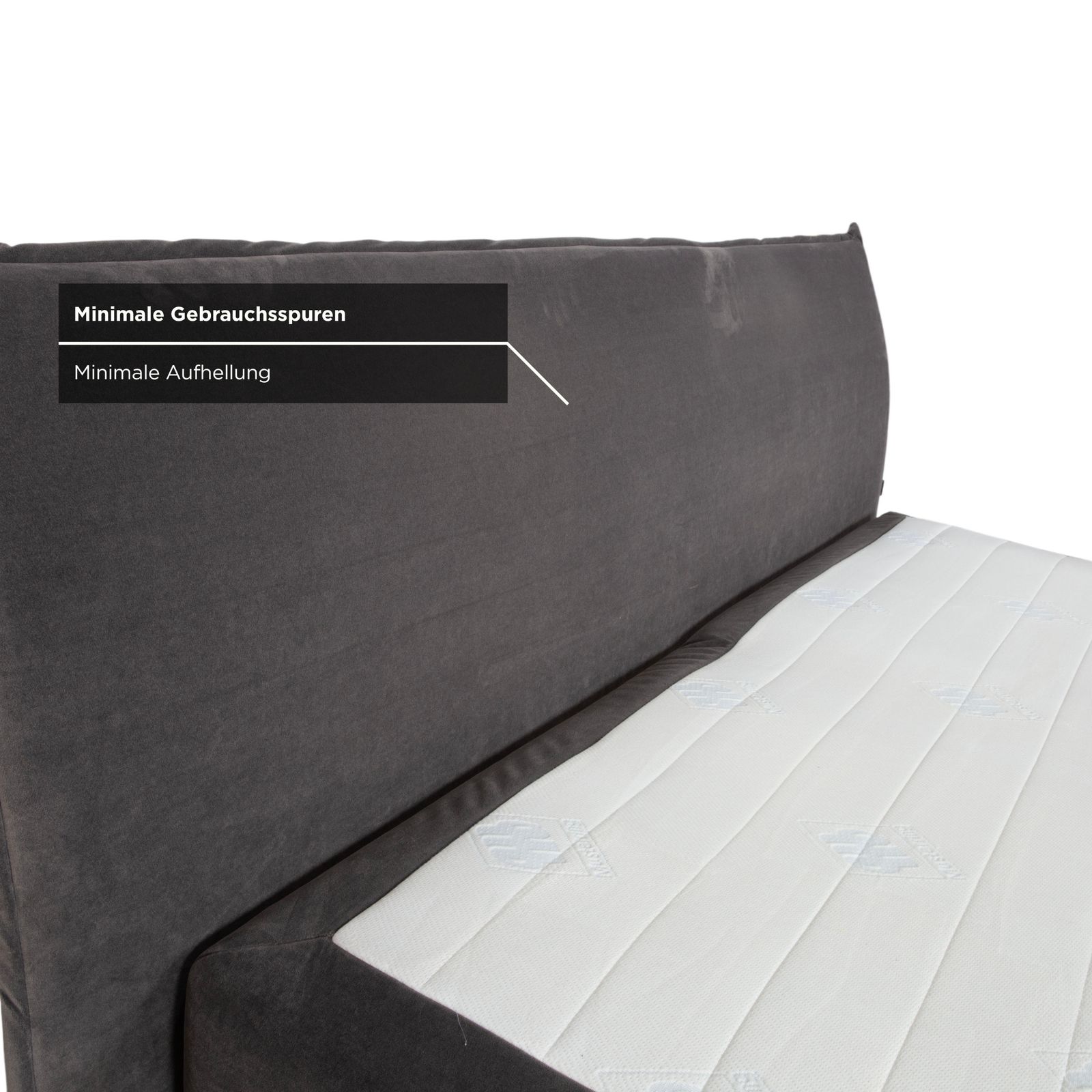 Lit en tissu Musterring, gris photo buy