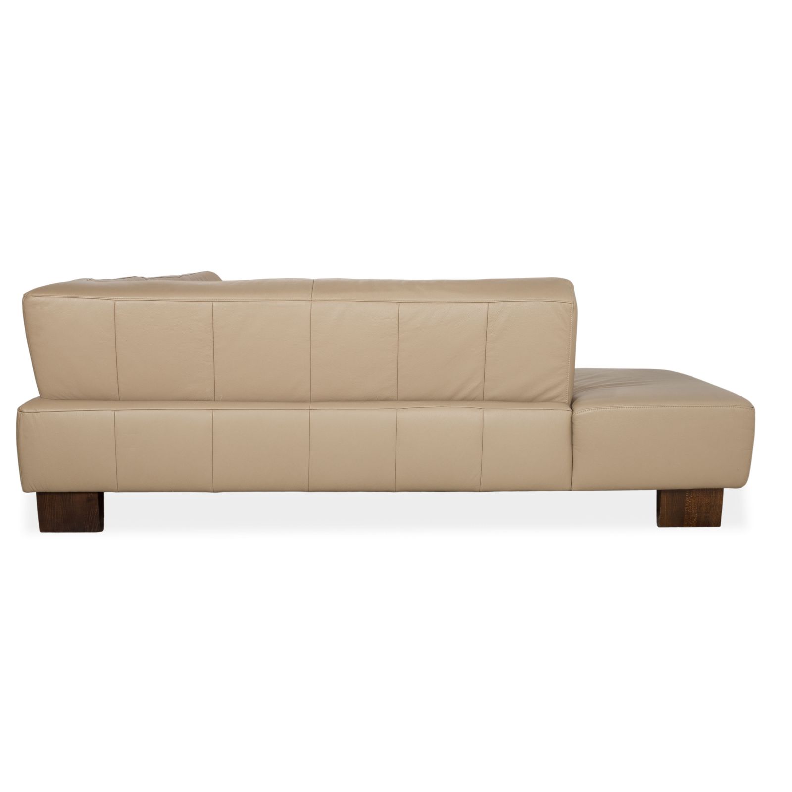Musterring Leren Hoekbank Beige Taupe photo vintage
