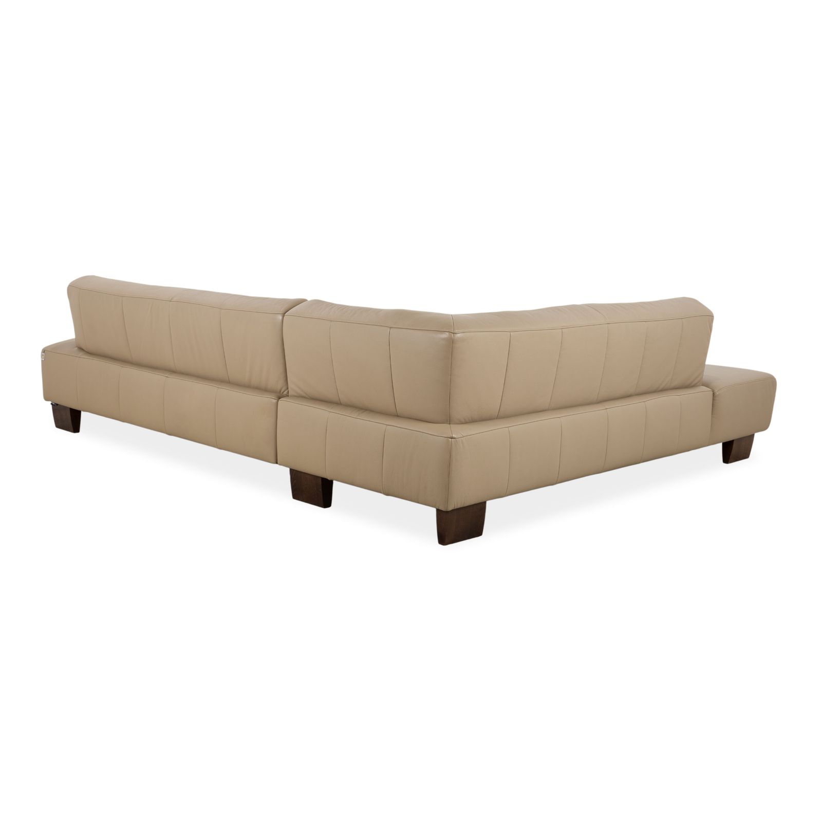 photo furniture Musterring Leren Hoekbank Beige Taupe