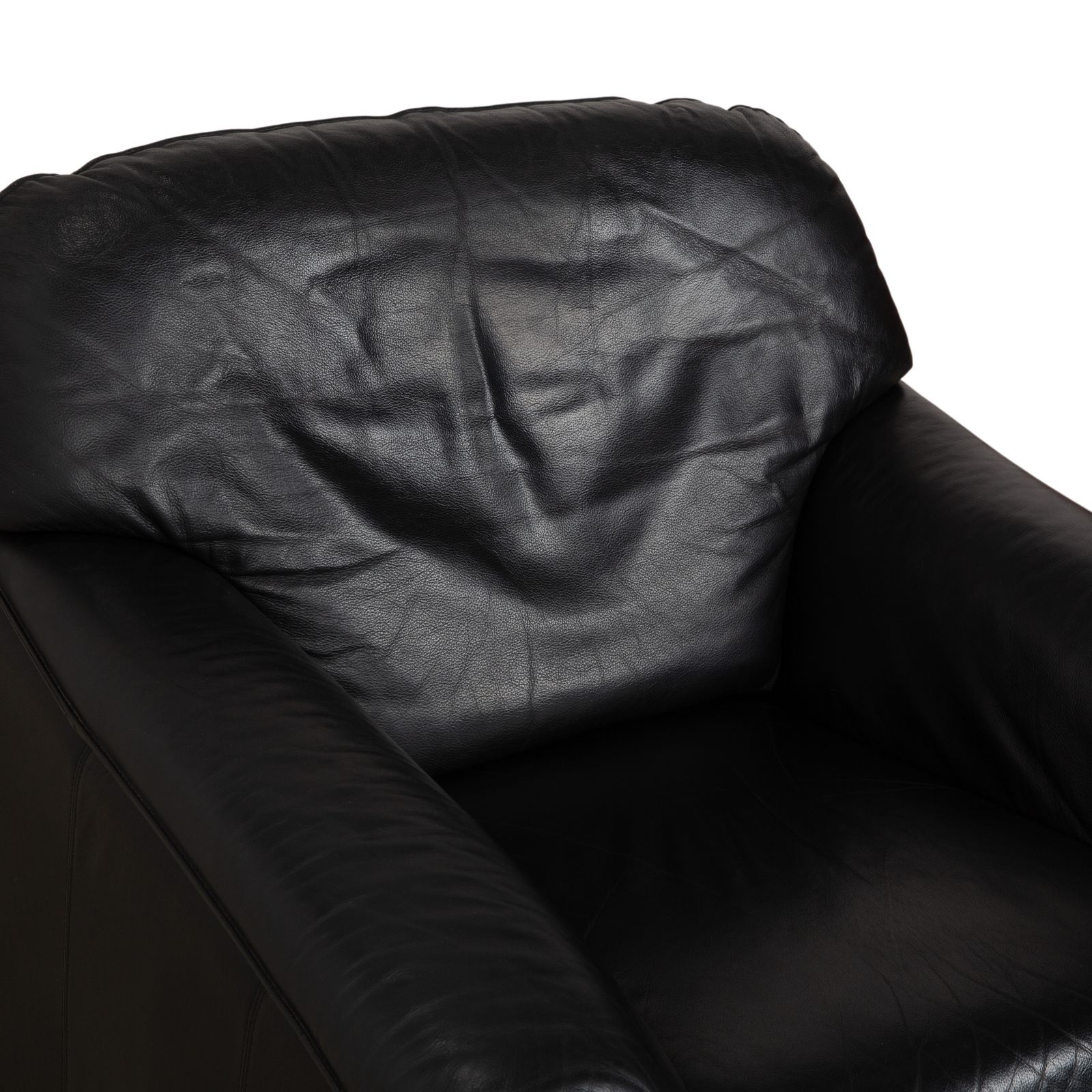 Fauteuil Lauuser Atlanta en cuir noir photo Mobilier