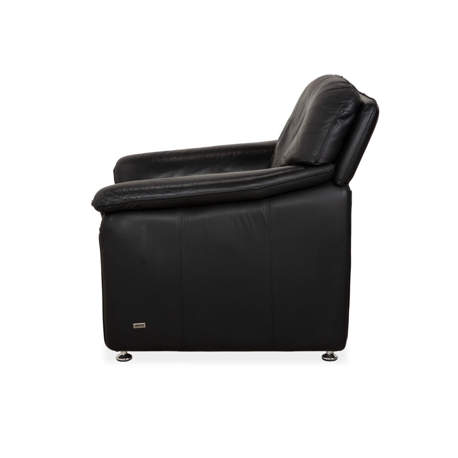 Mobilier Fauteuil Lauuser Atlanta en cuir noir photo
