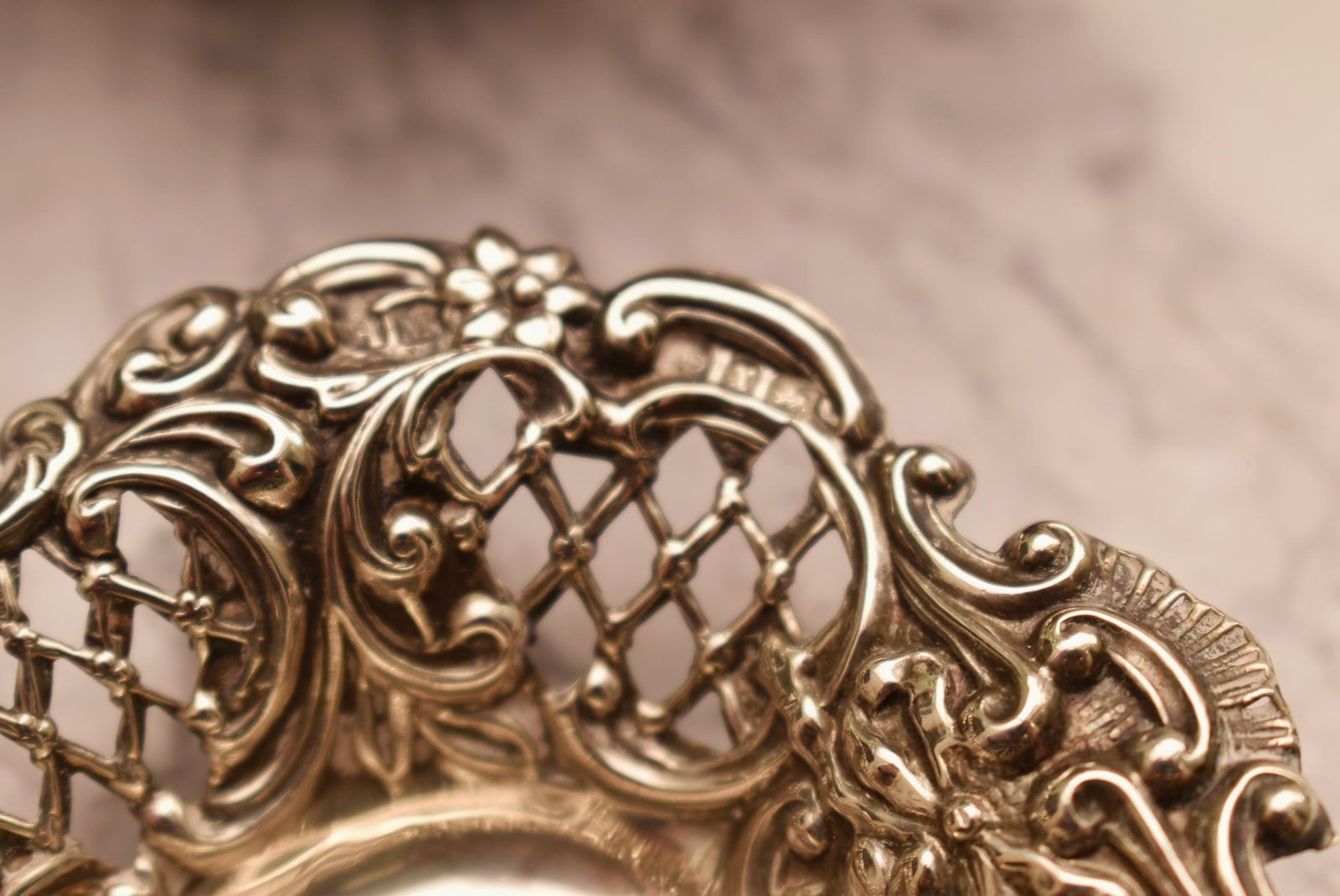 Pair Of Silver Victorian Dishes   Stunning Heart Shaped 1897 Henry Matthews Bon Bon Trays photo vintage
