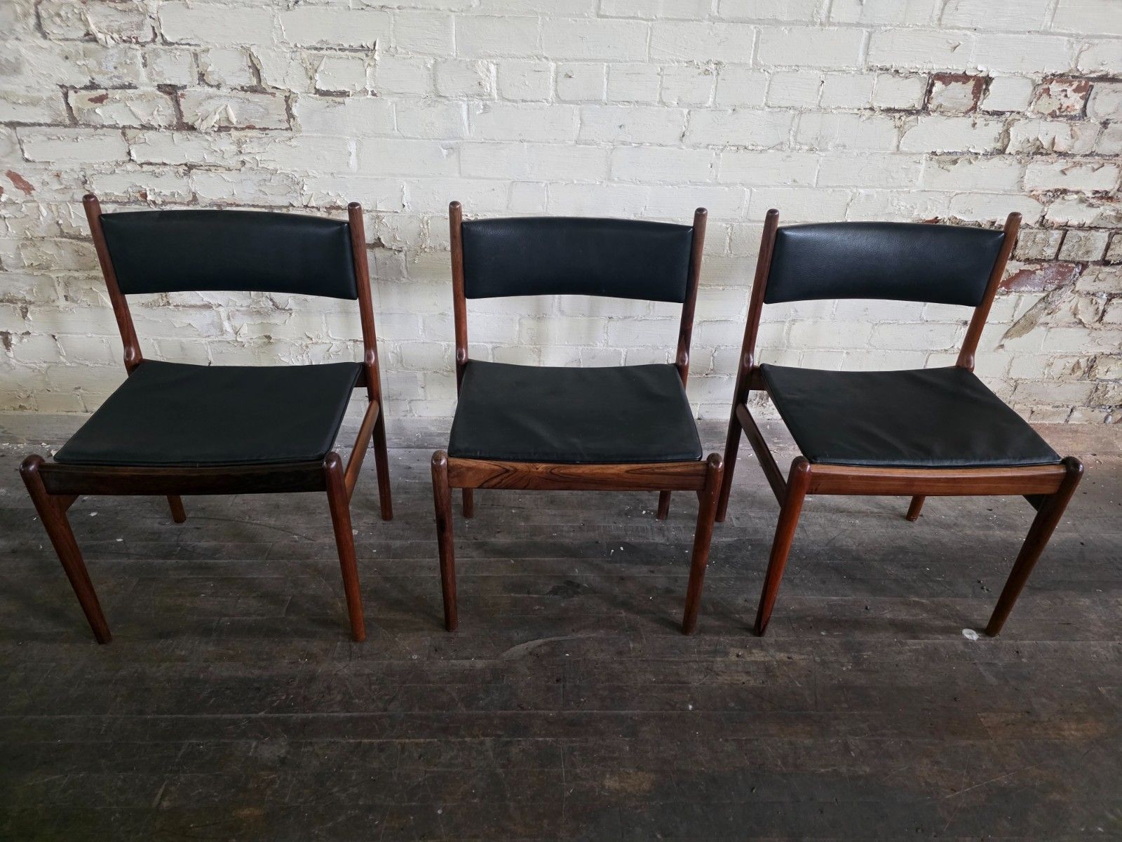 2400.0 Set Of 6 Danish Dining Chairs By Kai Lyngfeldt Larsen photo